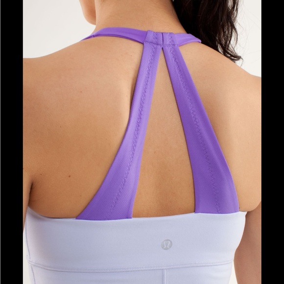 ⭕️ PRICE FIRM Lululemon Scoop Me Up Purple Tank Size 4 - Picture 4 of 7
